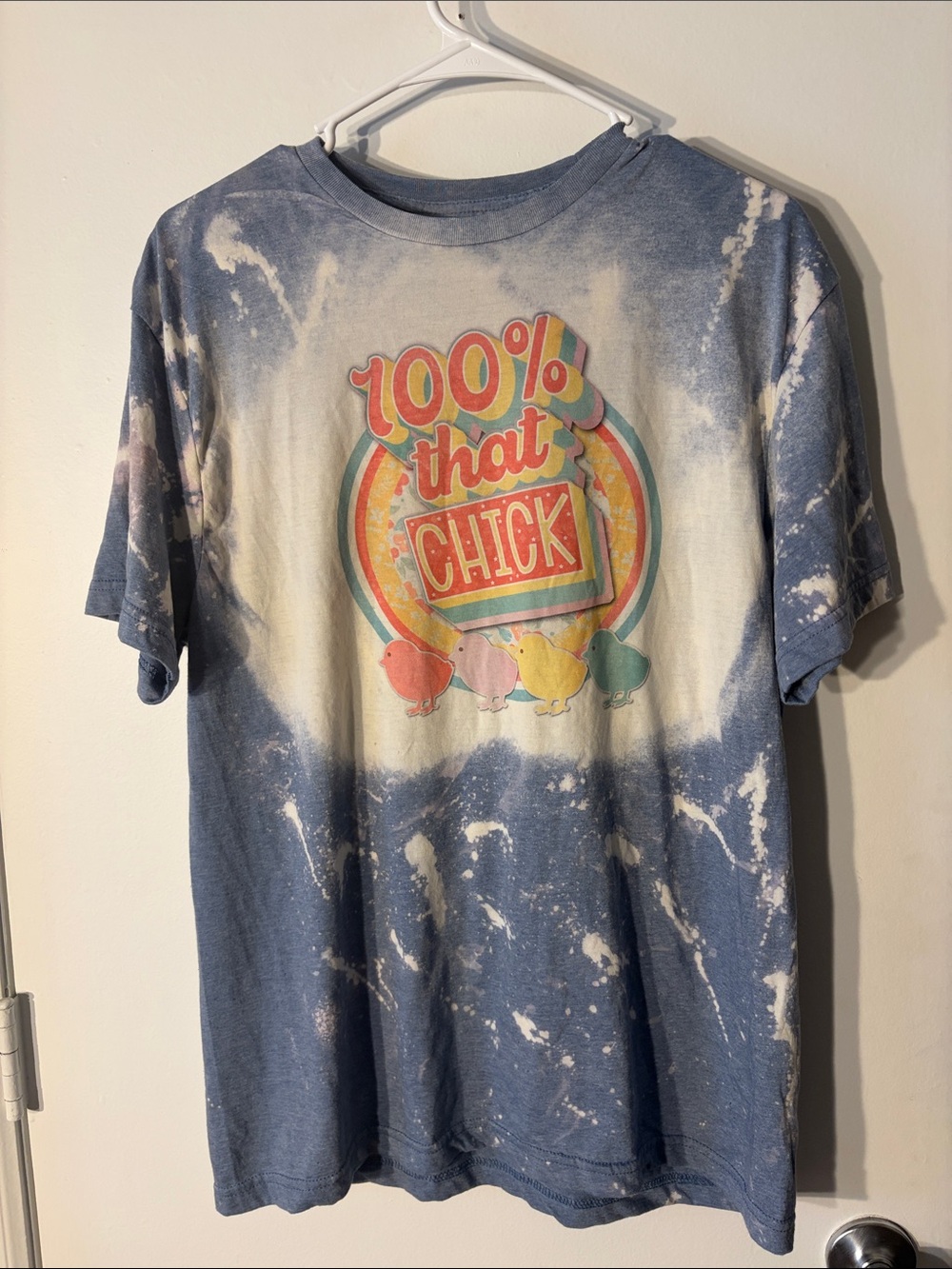 100% That Chick Graphic Tee - Multicolor Chick Design